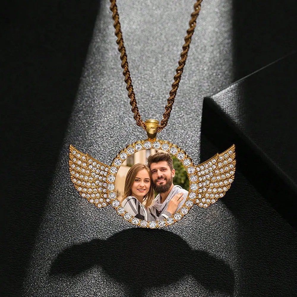 Photographic Memory - Collana con foto personalizzata in cristallo